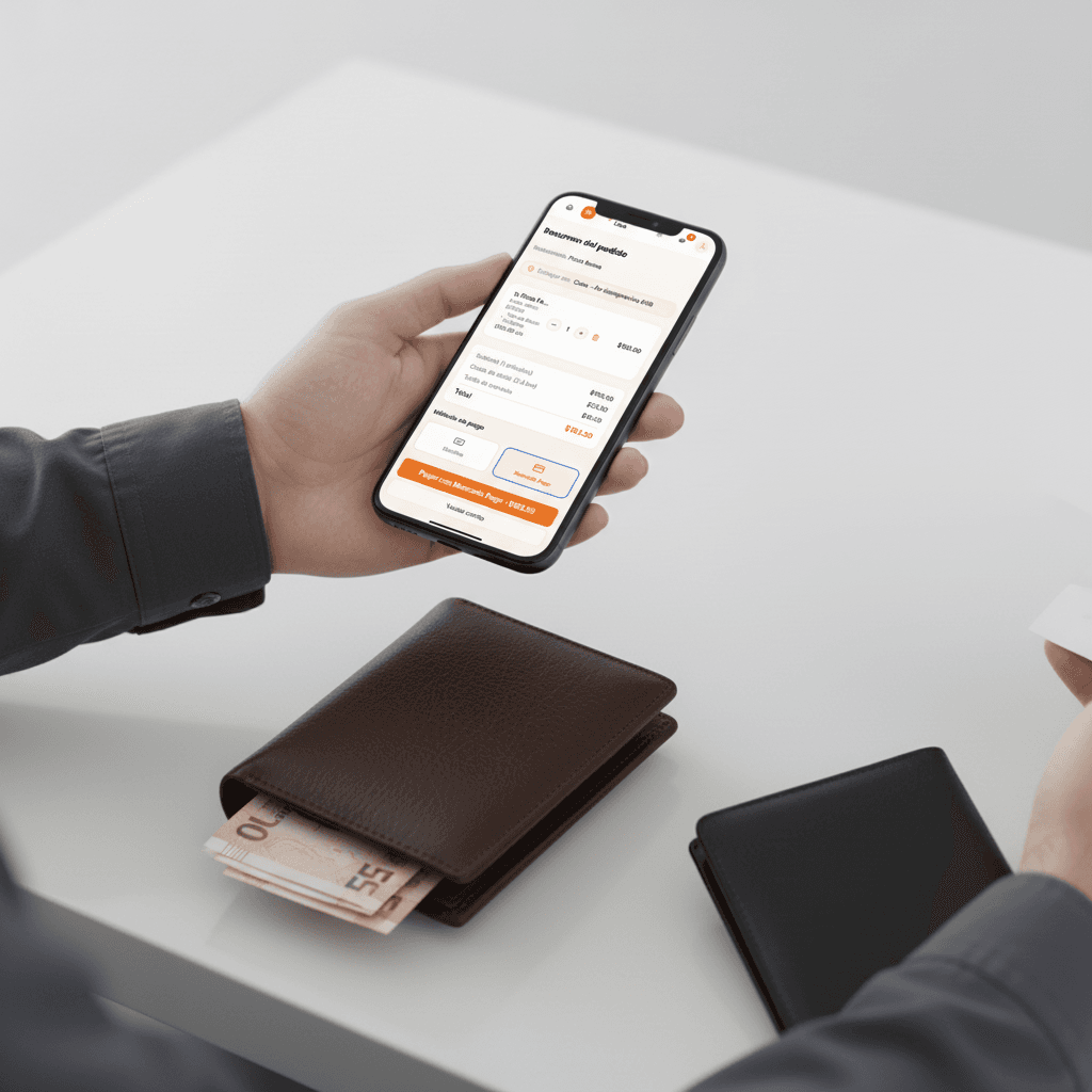 Pago con Mercado Pago o efectivo en MrLonches